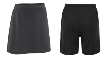 WA Primary - Plain PE Shorts & Skorts - JC080B/SR261B